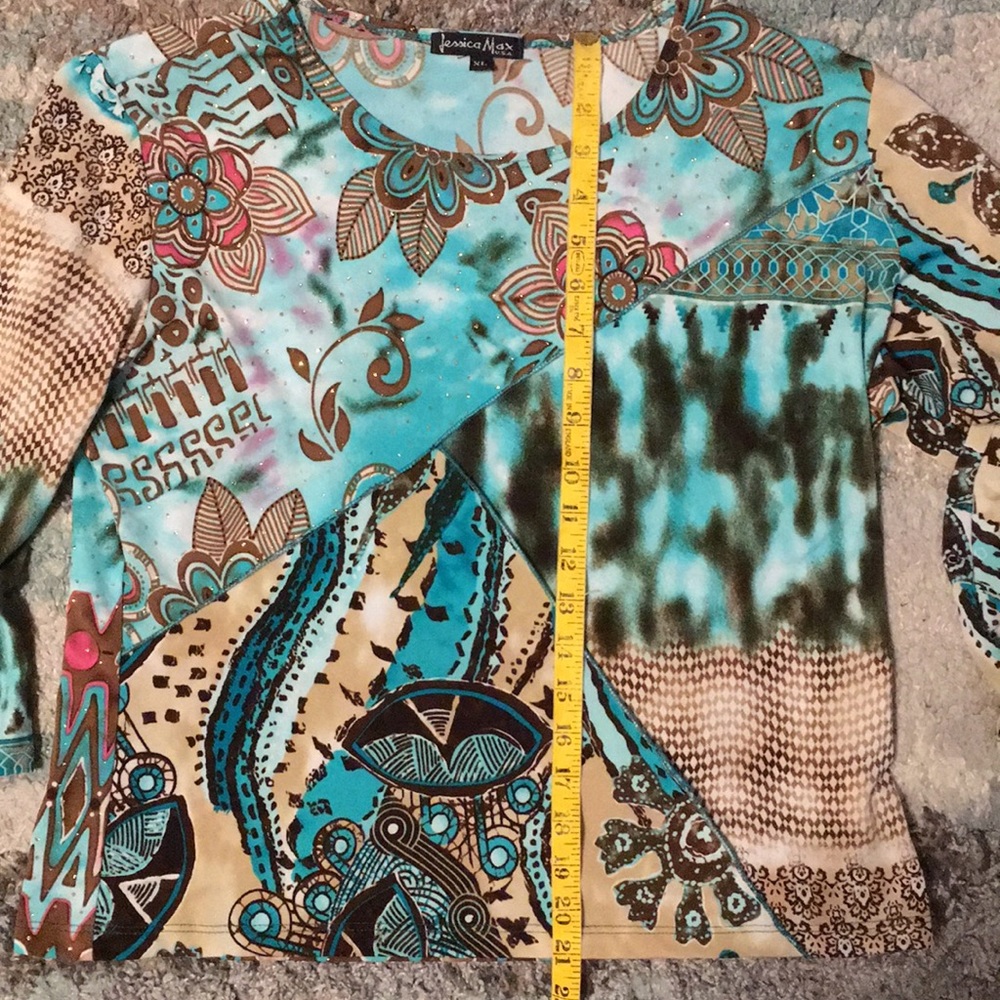 Jessica Max Sparkle Pattern Top - Picture 5 of 7